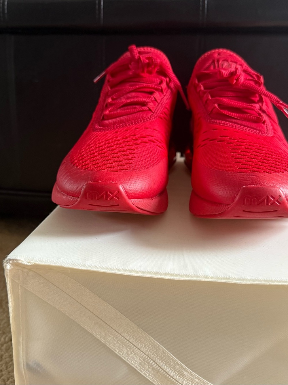 Nike Women’s Air 270 Sneakers - Bright Red - Picture 2 of 9